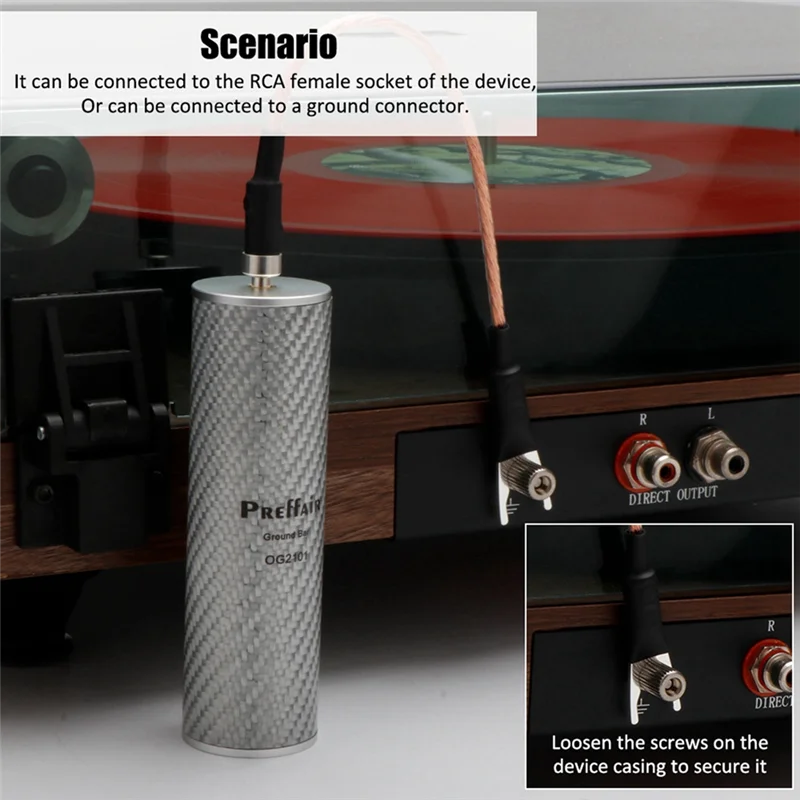 

Заземляющая коробка Preffair HIFI с черными отверстиями для усилителей, декодеров компакт-дисков и динамиков, улучшенная эффективность звука