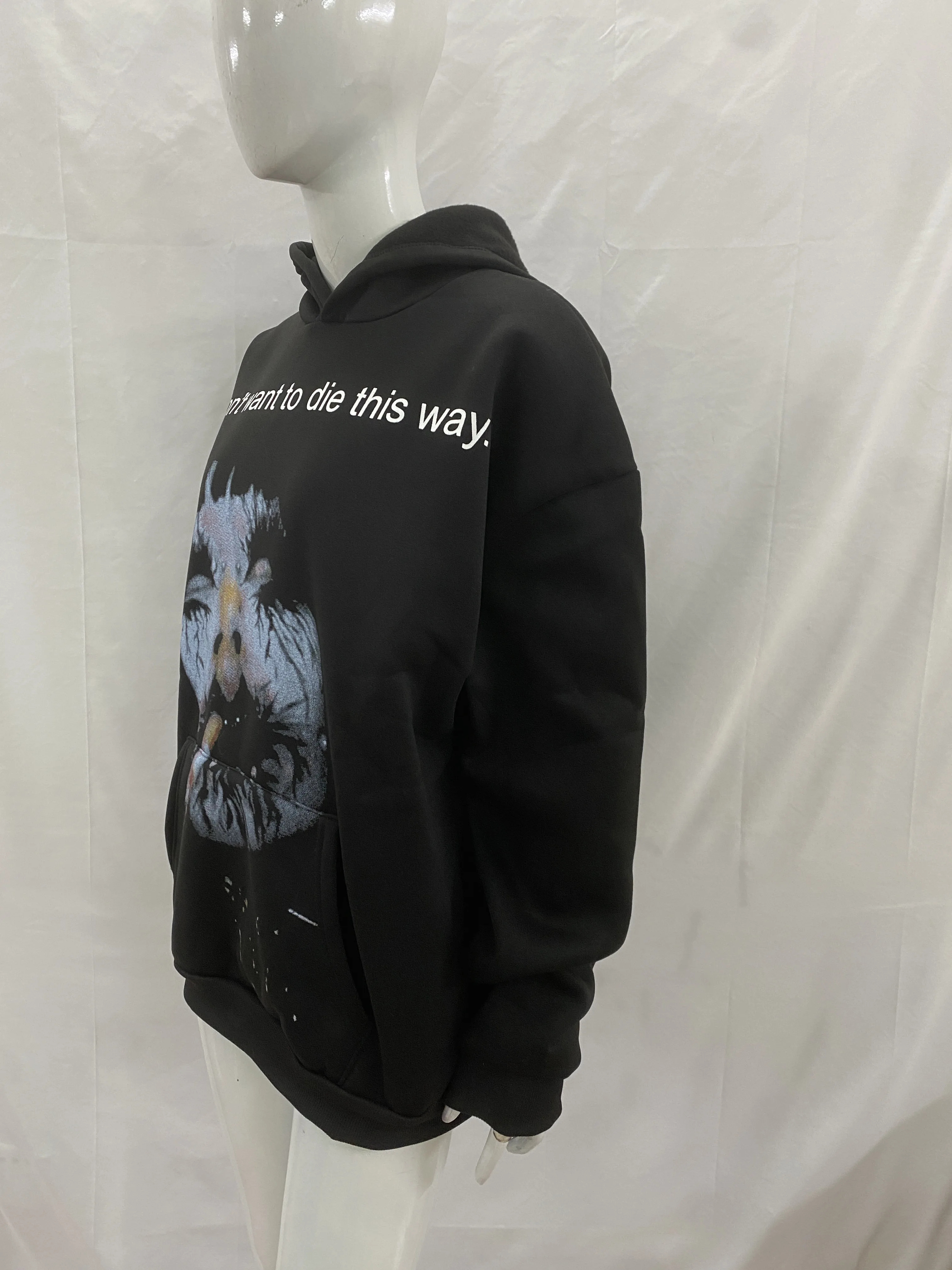 Sweat-shirt à capuche pour hommes et femmes, mode gothique Harajuku, imprimé personnalisé, unisexe, Punk rétro, vêtements Y2K