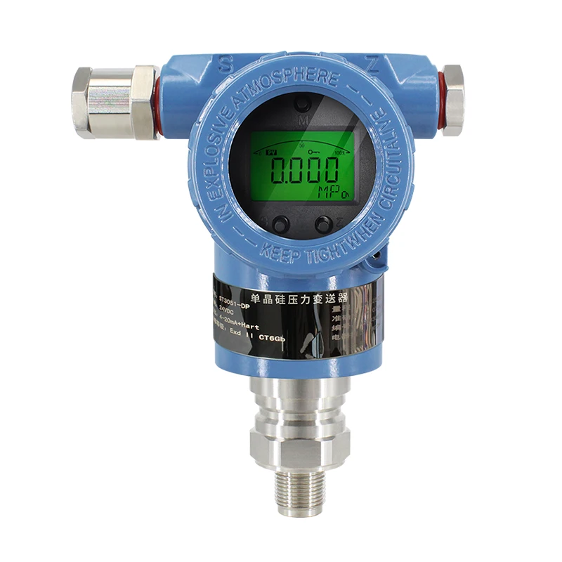 

3051 Explosion Proof High Accuracy 0.1% 0.075% 420mA Hart Oil Water Liquid Smart Pressure Transmitter