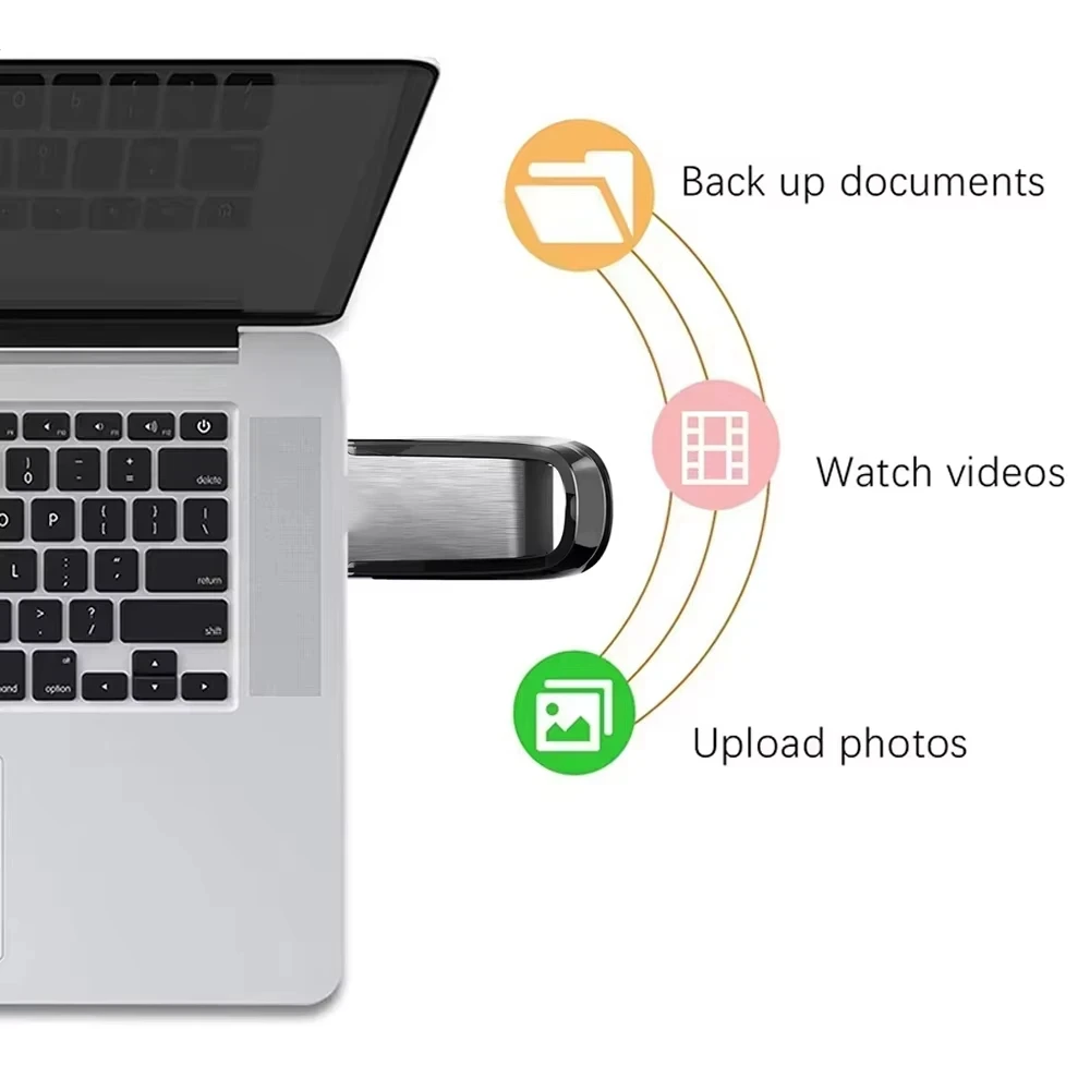 Metal Flash Drives USB 3.0 High Speed 512GB Pendrive Flash Disk Memoria Stick Waterproof USB Stick For Phone Computer