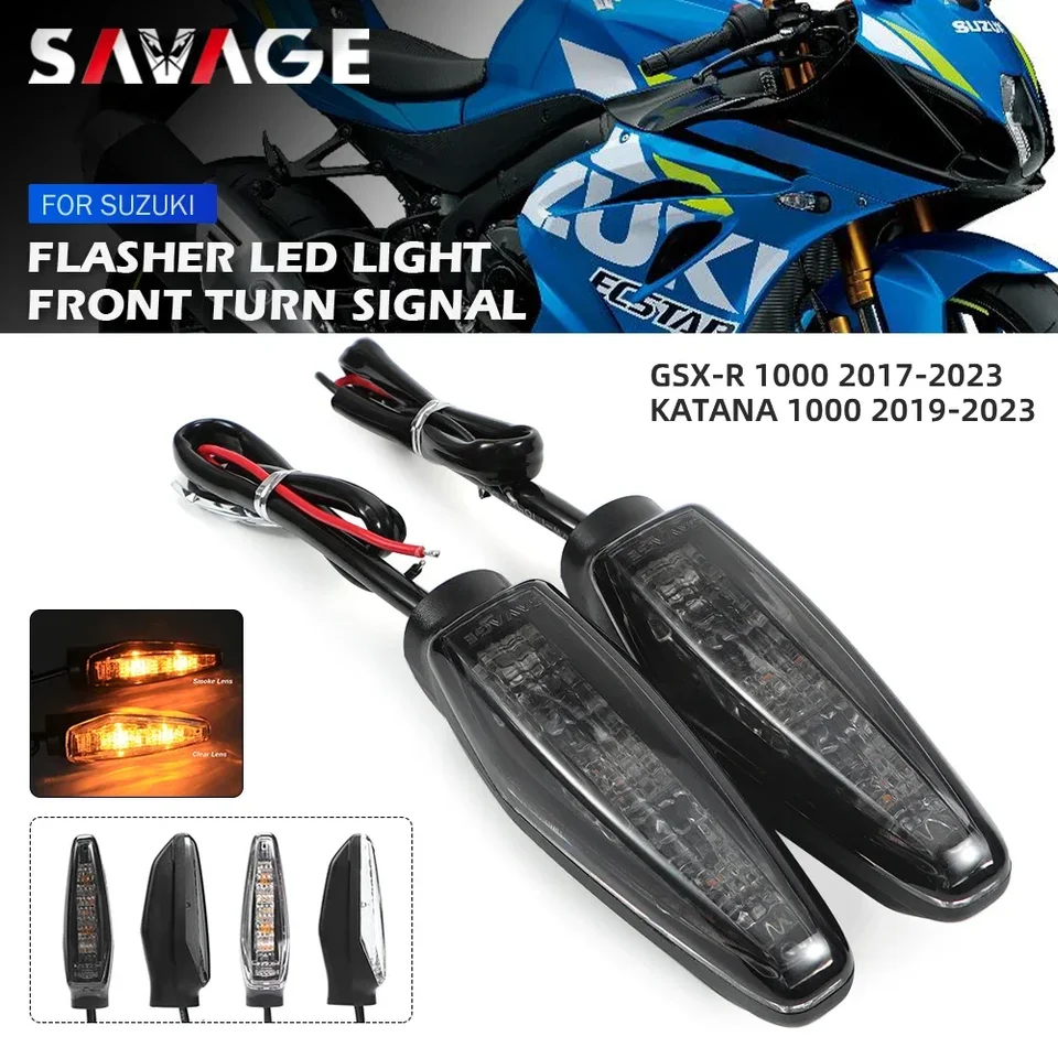 LED Turn Signal Indicator Light For SUZUKI GSXR1000/R 2017-2025