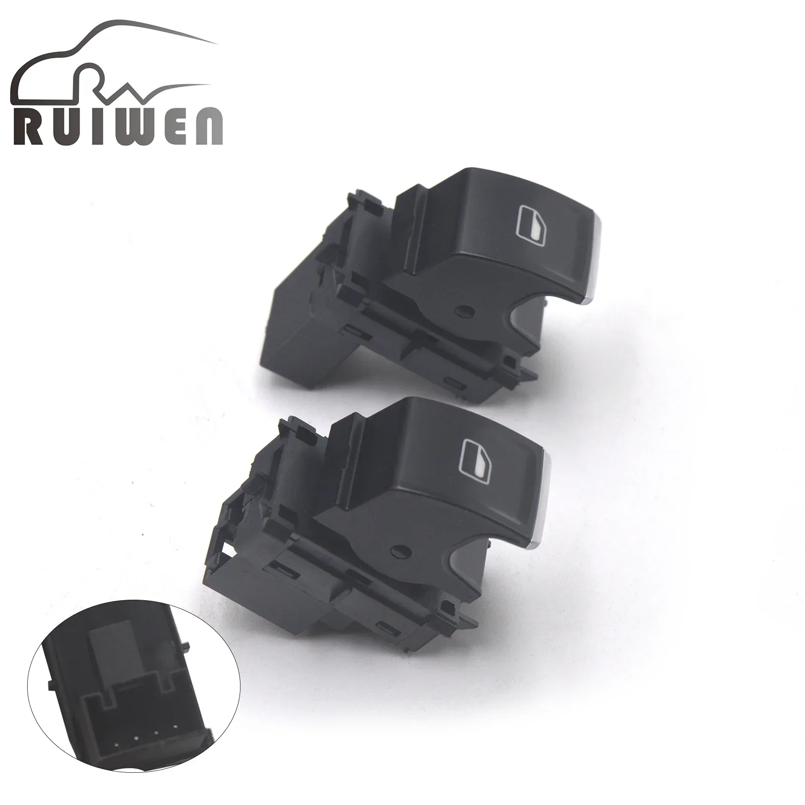 Passenger Side Window Switch Button For Skoda Kodiaq Seat Formentor Kodiaq VW Polo Atlas Golf T-Roc Passat 5G0959855F 5G0959855H