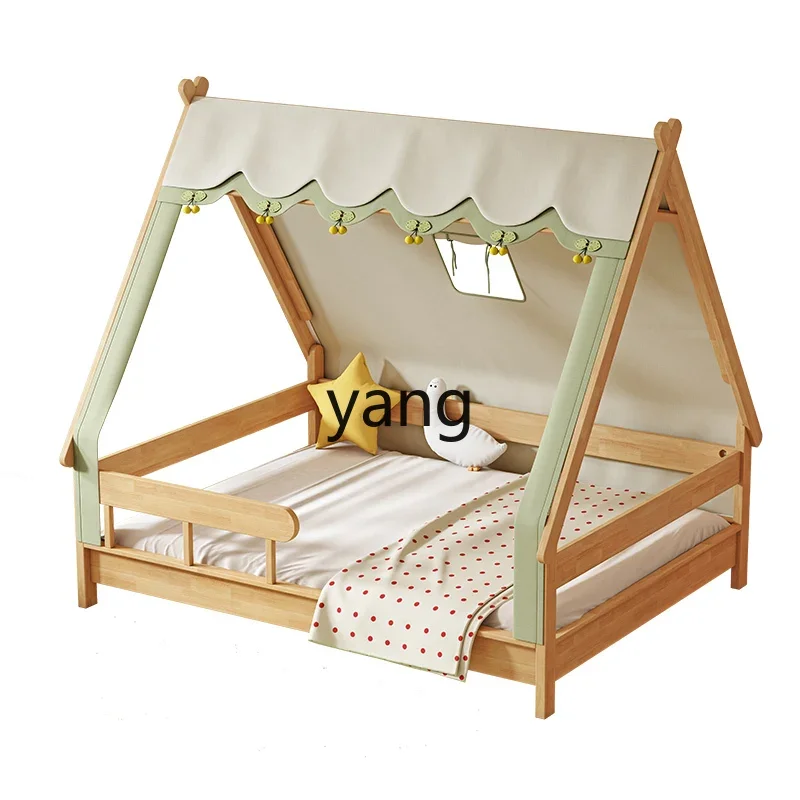 CX Full Solid Wood Boy Cabin 1.2m Single Bed Girl Wood Tree Cabin Tent Bed