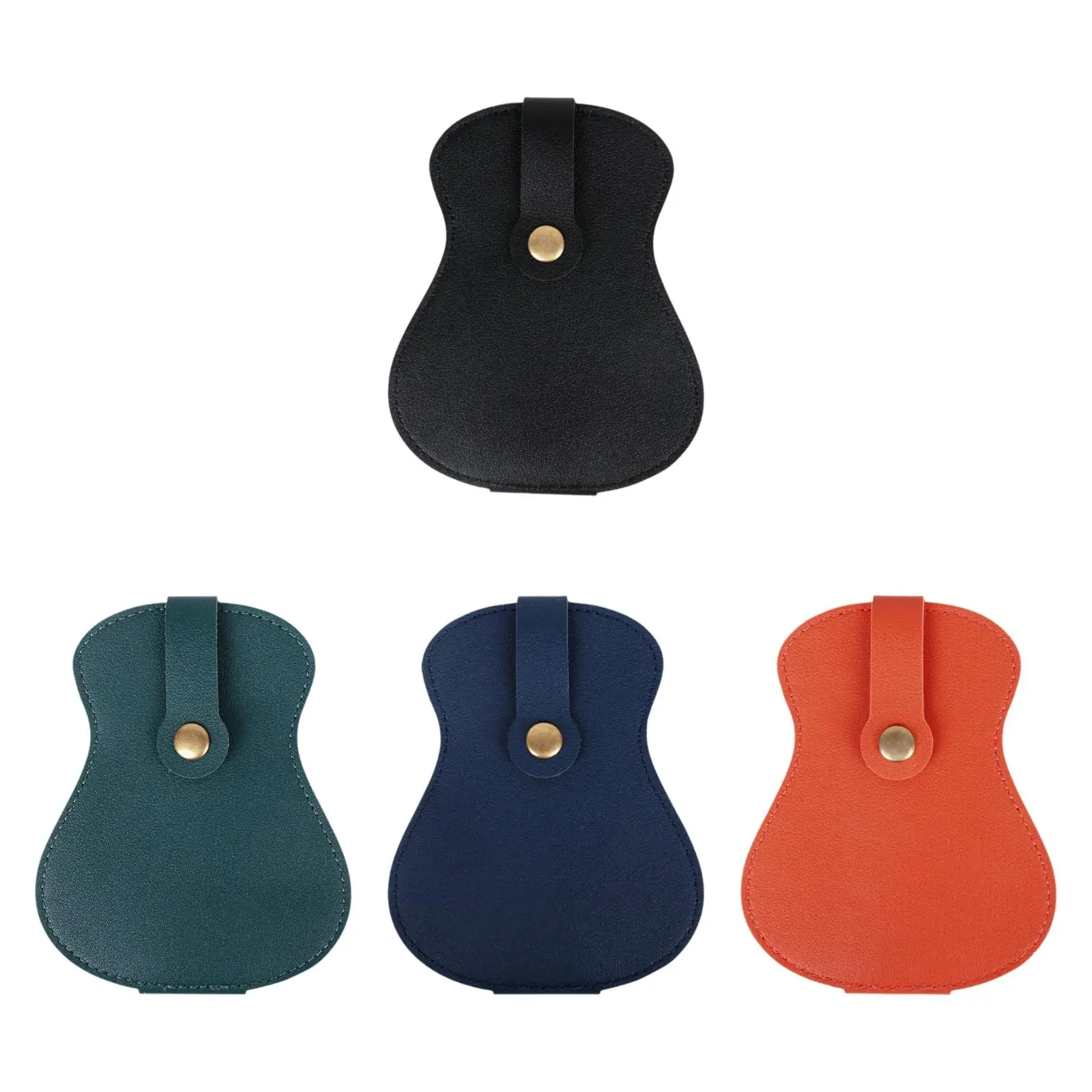 Picks Storage Pouch Box with 18 Slots Guitar Pick Case for Guitar Players Guitarist Friends Acoustic Electric Guitar Kids