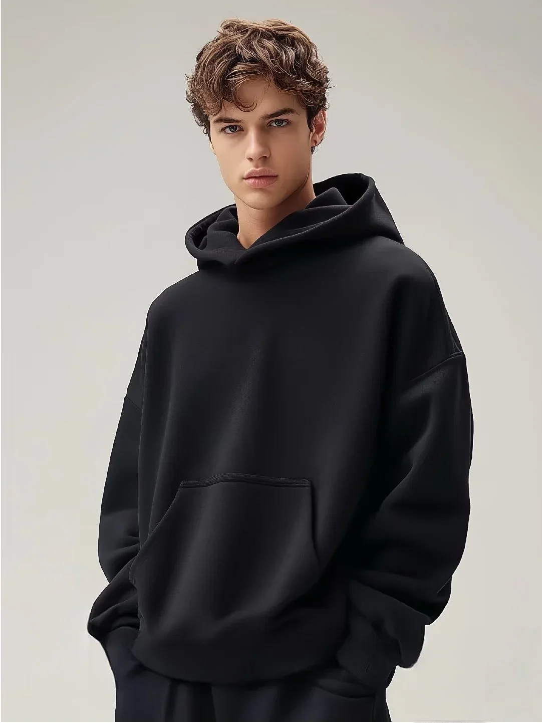 Hoodie Star Wars untuk pria dan wanita dengan pola cetak untuk dipakai sehari-hari di musim gugur dan musim dingin, hoodie katun murni berbahan fleece.