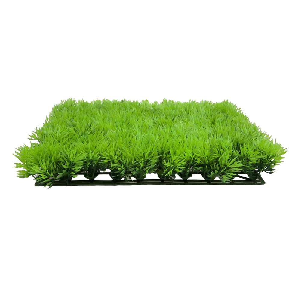 Artificial Fake Water Aquatic Green Grass Plant Lawn Aquarium Landscape