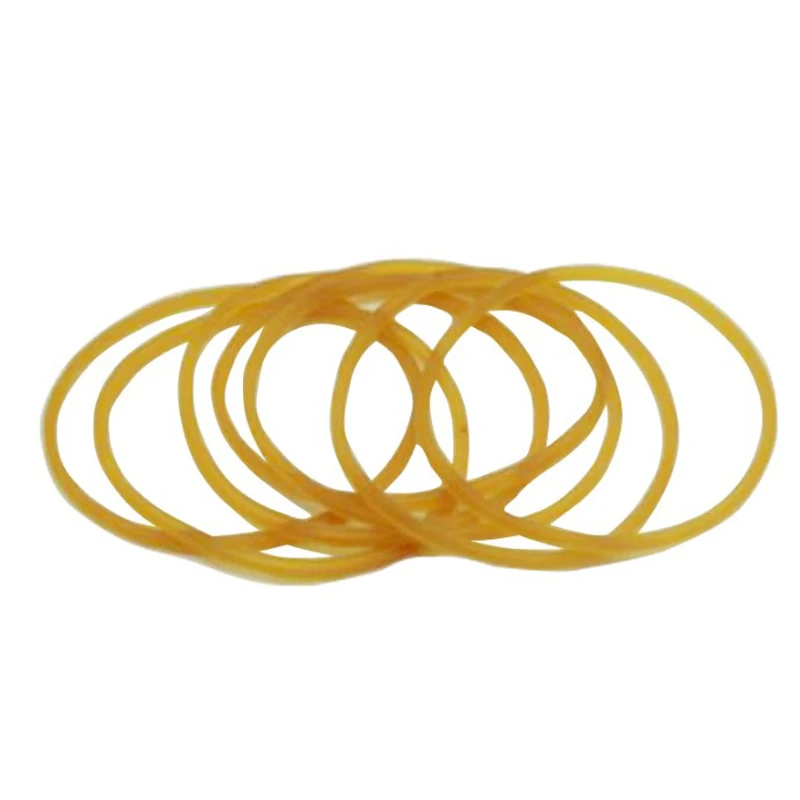 600 Pcs Elastic Band Yellow Rubber Bands High Elastic Rubber Band Stretchable Rubber Home Office Stationery Supplies Rubber