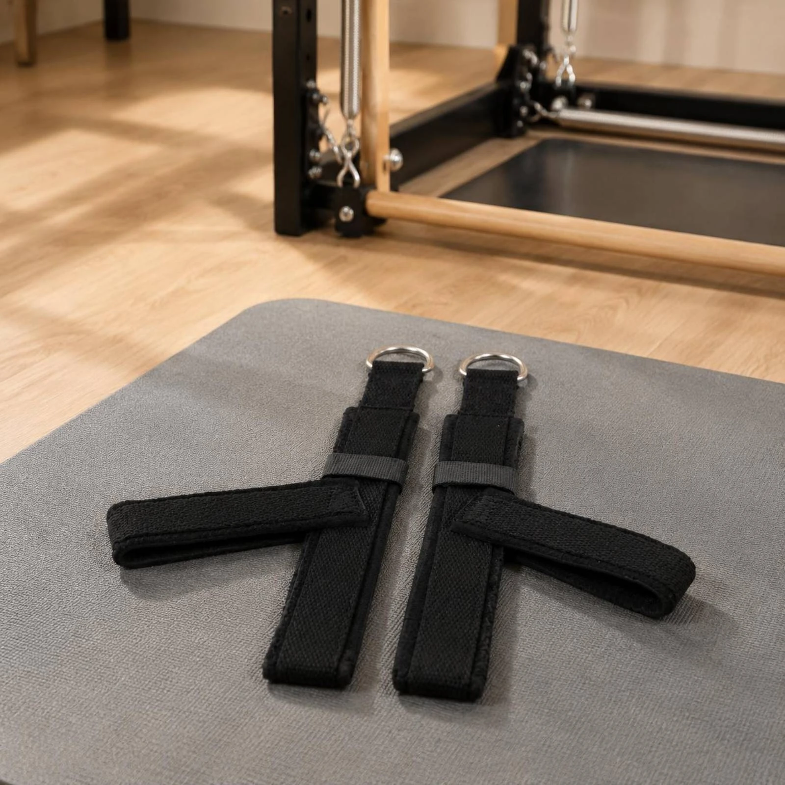 Bild 5: Pilates Stretchband Y-förmiges Knöchel-Stretchband Trainingsgerät Gewebtes Band Fitness-Ausrüstung Verstellbar
