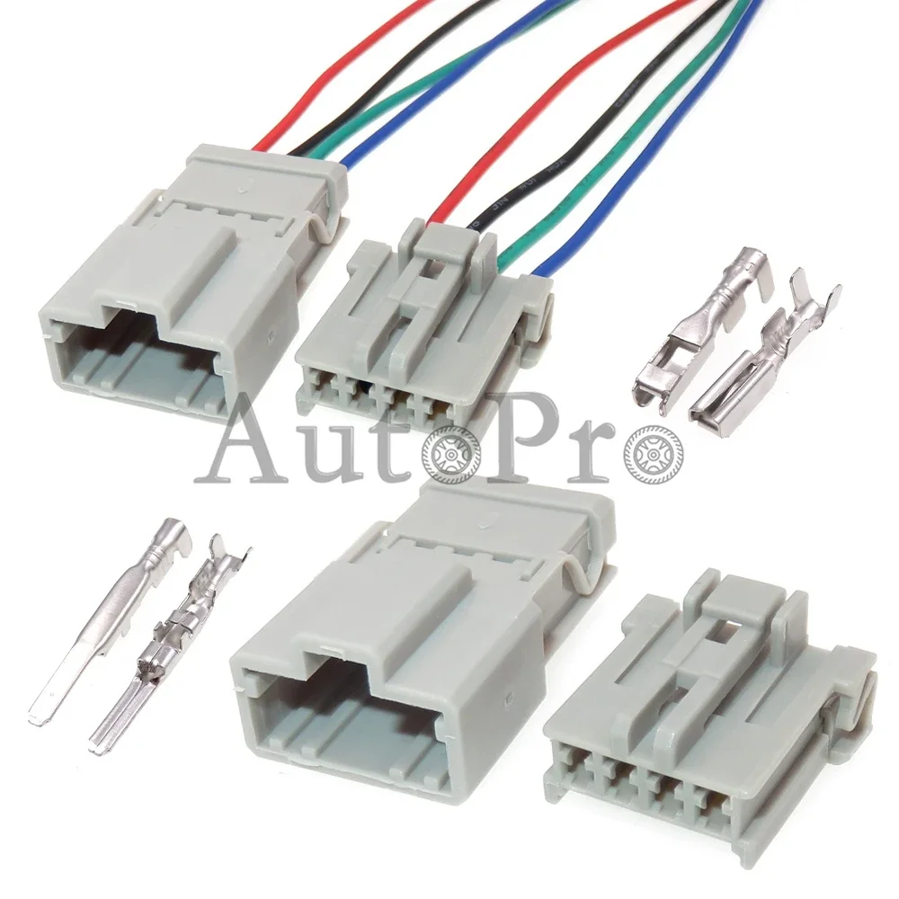 

Комплект из 4-контактных разъемов 6098-0244 для автомобиля, сменная деталь AC-системы, автозаглушка 6098-0243, неизолированный штекер для датчика кислорода