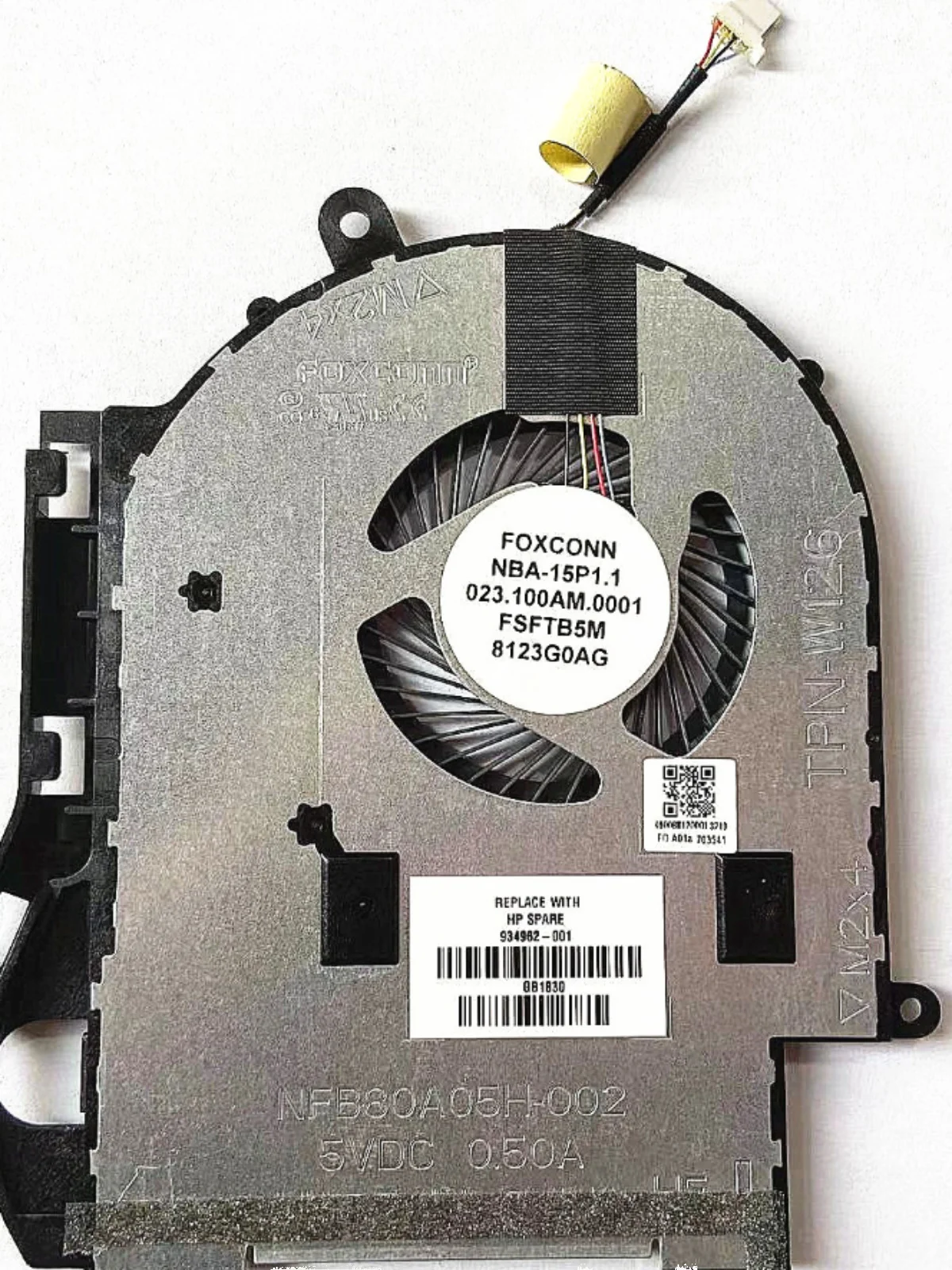 

ORIGINAL 15-BR TPN-W126 FAN 934962-001