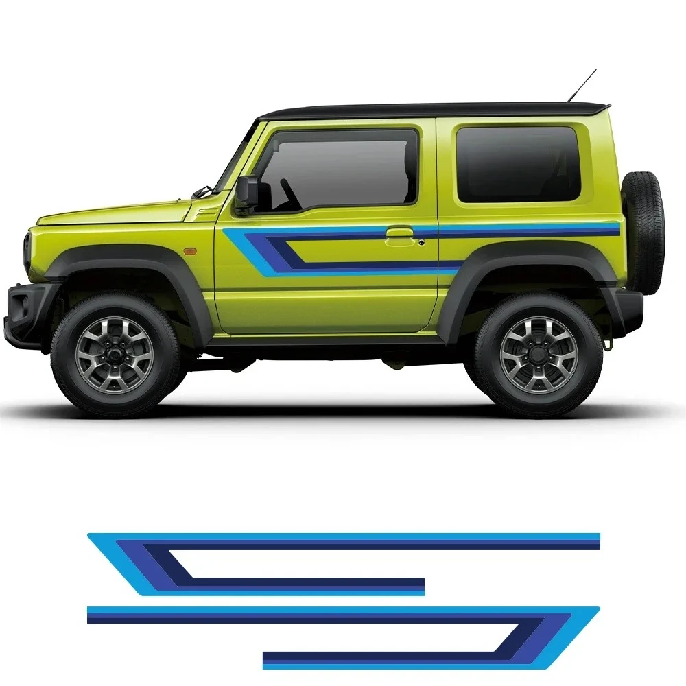 

Car Door Side Stickers Auto Body Striped Vinyl Decals Car Decoration Stickers Accessories For SUZUKI JIMNY 2 Door and 4 Door