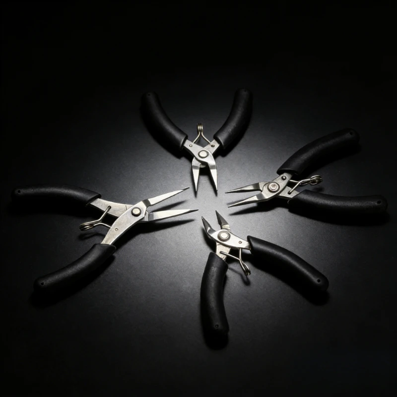 

Multifunctional Stainless Steel Plier Set - Jewelry Repair Cutter Wire Wrapping Pliers For DIY Craft Portable Jewelry Making