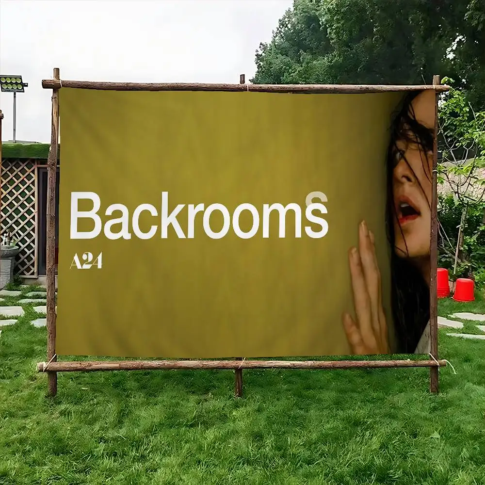 Internet Creepypasta T-The B-Backrooms Movie Colorful Flag Wall Hanging Bohemian Wall Banner Mandala Indoor Art Decor