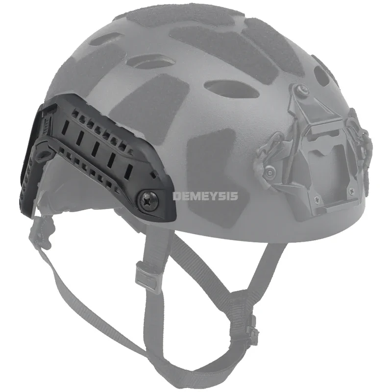 Tiro sportivo arco casco sponda laterale Tactical Paintball CS FAST Helmet accessorio montaggio binario di guida per casco FAST SF HIGH CUT