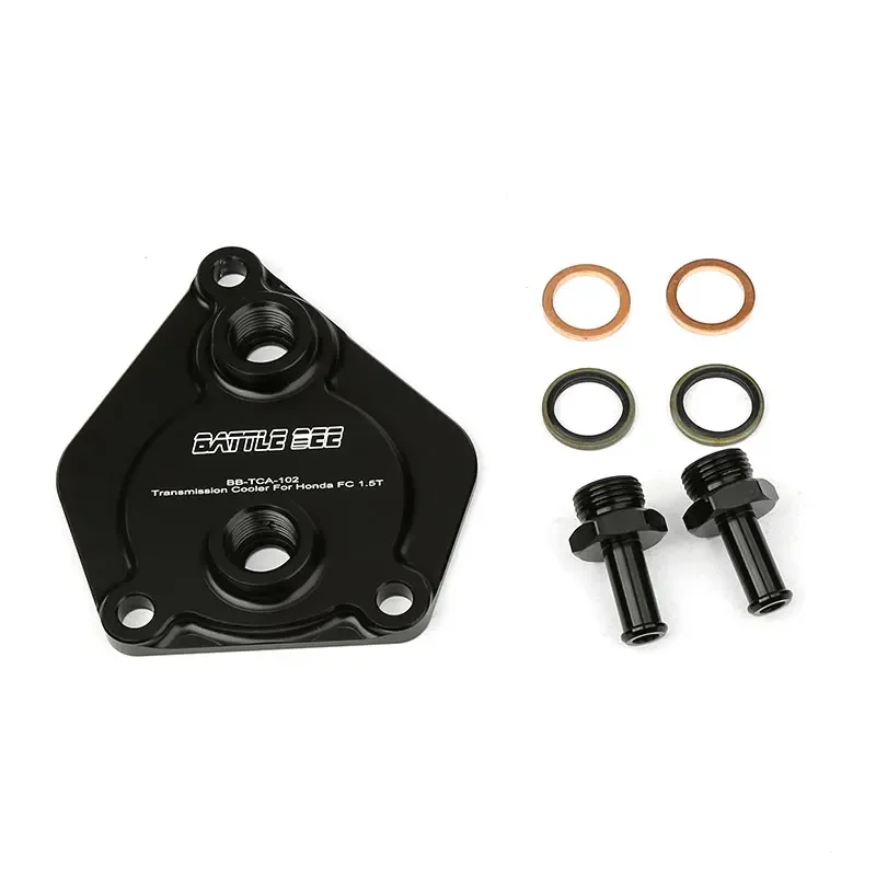 Battle Bee Transmission cooler adapter base plate interlayer suitable for Honda CIVIC gen10 FC 1.5T ver 1.8L CVT gear box