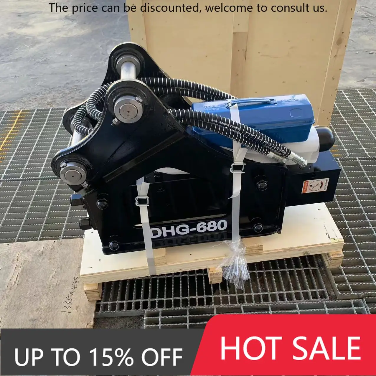 

Precision-Machined Excavator Breaker Attachment - Mining/Construction/Quarry Use