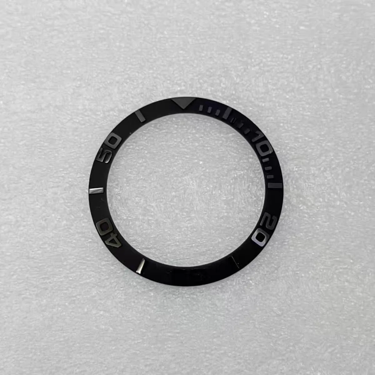 Black YACHT-MASTER 38mm Ceramic Bezel insert Men's Watches Rings Parts For 40mm Submariner  nh35 nh36/38 Cases Accessory