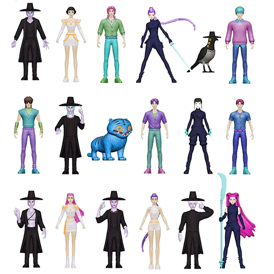 24個入り KPOP デビルハンター アクションフィギュアセット ブラインドボックス デルピタイガー ルミ ミラ ゾイ サッシー ドールズ コレクタブル ファンギフト