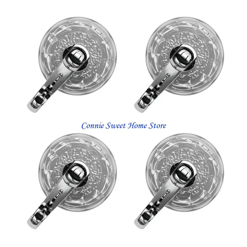 LXAF Vintage  Ripples Suction Cup Hook Towel Handle Suction Cup Suction Cup Hangers for Glass Door Window & Various Home Use