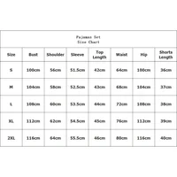 Women's Stripe Pajamas Set Short Sleeve T-Shirt And Shorts Sleepwear 2 Piece Set For Women Home Casual Loose Round Neck Pajamas - Image 6