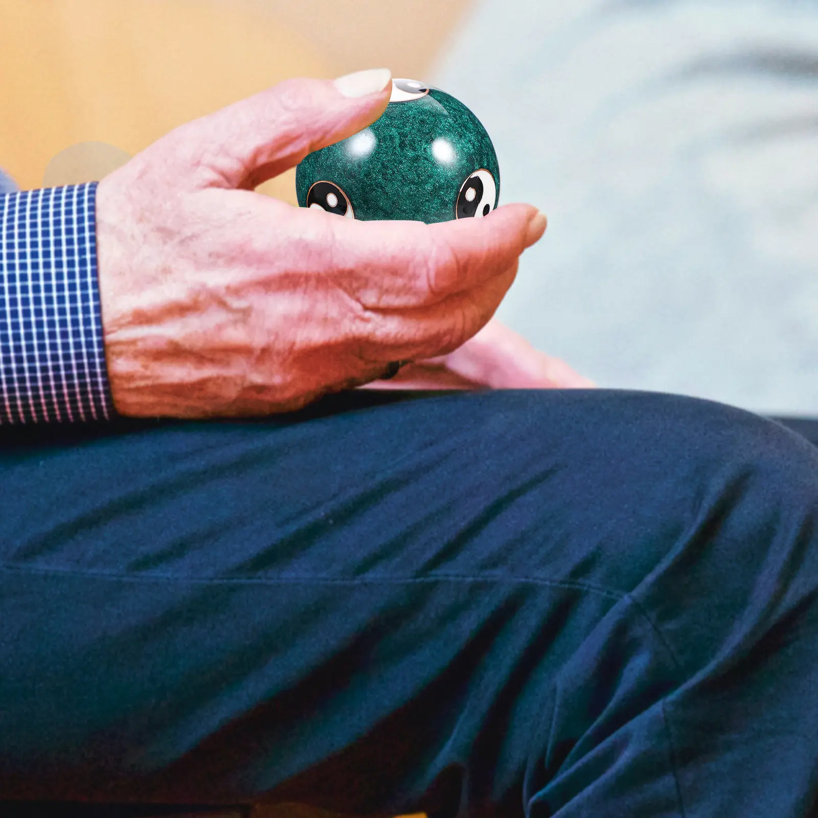 

2 шт. многоразовые металлические массажные шары для рук, для упражнений на пальцы и снятия стресса, фитнес-шары для массажа