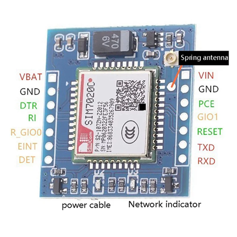 

5X SIM7020C Development Board NB-Iot Module Full Netcom Support MQTT COAP TCP Internet Of Things Instead Of GPRS-Y18A