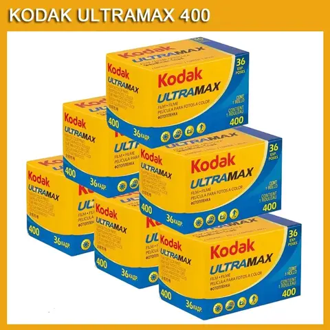 Kodak UltraMax 400 컬러 인쇄 135-36 35mm 필름 36 노출 M35 / M38 H35 카메라용 1/2/3/5/10 롤 Kodak 필름 인화지