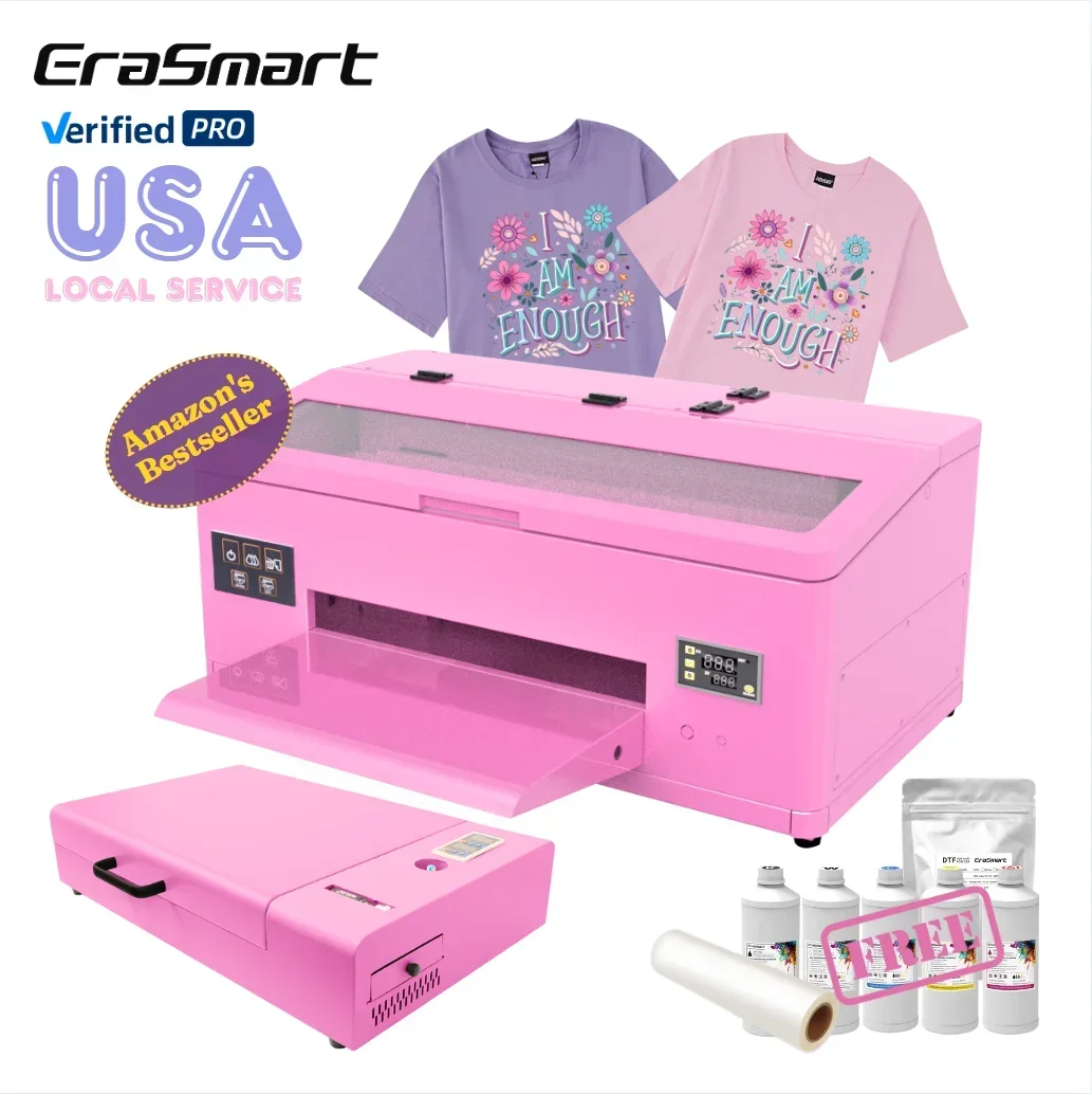 

MAYATANGErasmart Pink DTF Printer T-Shirts Textiles Garment Clothes Sticker UV DTF Printing Machine DTF Printer Printing Machine