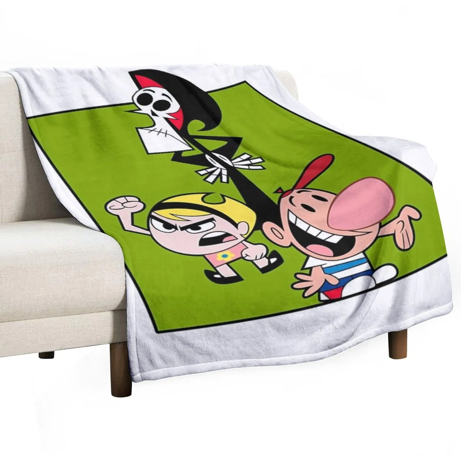 

The Grim Adventures of Billy & Mandy Throw Blanket Camping Heavy anime Decorative Sofa Blankets