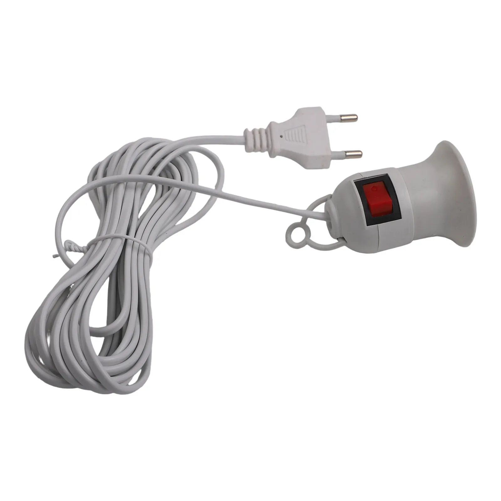 Pendant Lamp Holder with E27 Socket and 5m Cord Extension Featuring Push Button Switch for Phytolamps Lighting