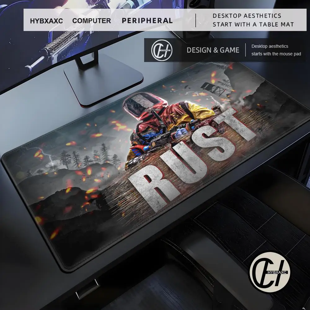 Rust Mouse Pad Large Gaming Mousepad PC Gamer Computer Office Mouse Mat XXL Carpet Keyboard Mat Desk Pad Laptop Mausepad