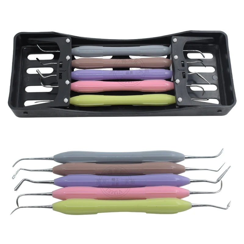 

5pcs/pack Dentalss Composite Resin Filling Spatulas Aesthetic Restoration Set Autoclavable Dentalss Instrument