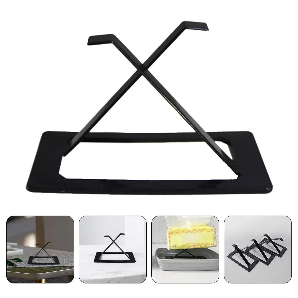 

10pcs Tissue Box Elastic Spring Holder Automatic Lift Base Pp Material For Home Office Car Kitchen Toilet Stable