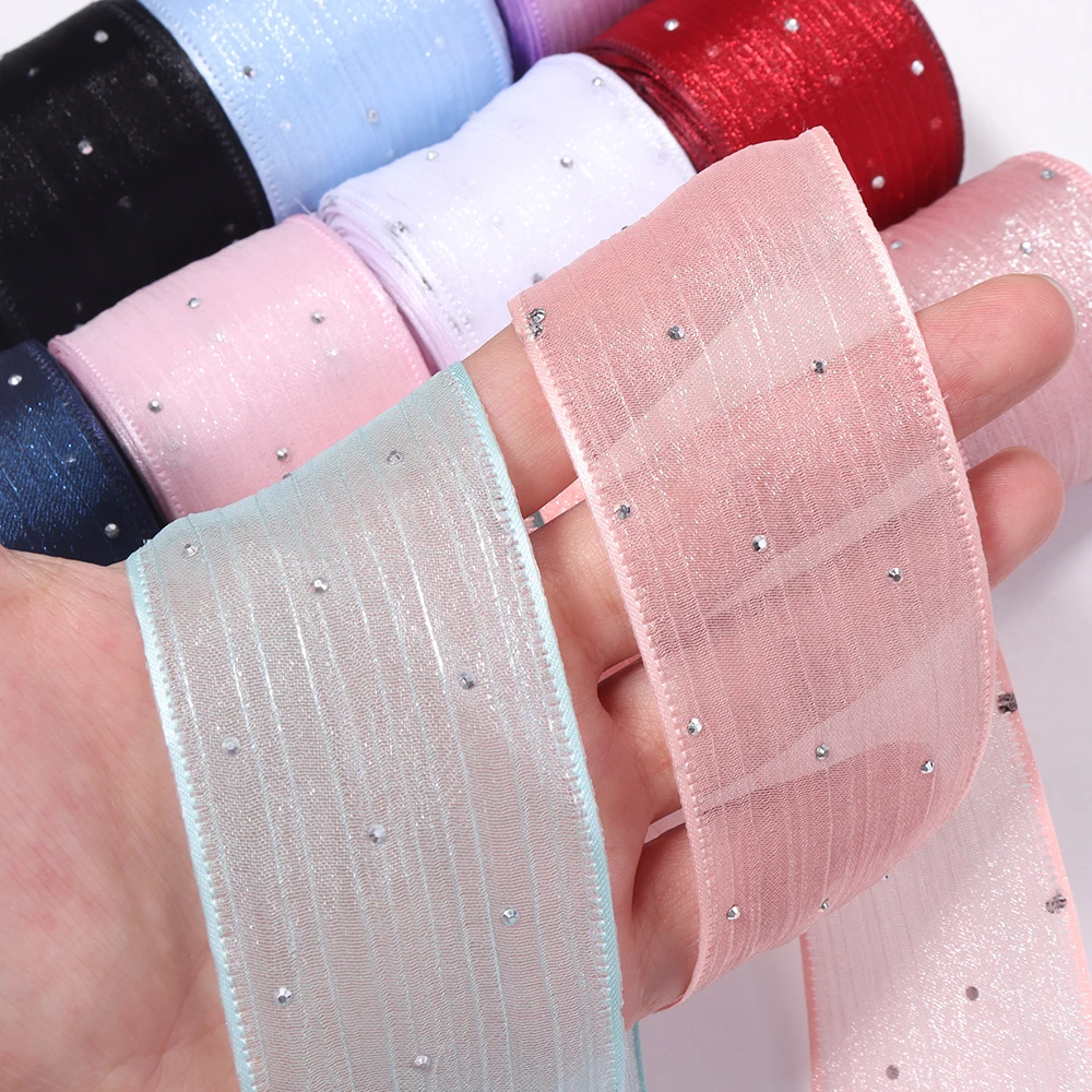 5 Yards / Roll 4cm Blase Plis – Ribbon Organza Roll Bewertung und Preis