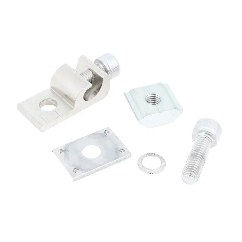 5/10pcs Solar Mounting System Grounding Clip Lug Bracket Clamps Photovoltaic Support Parts Solar
