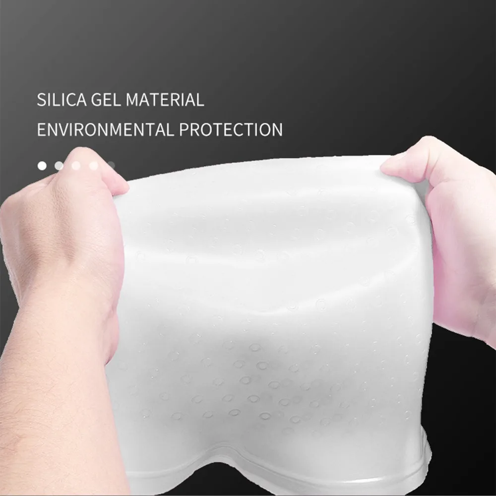 

Transparent Hair Highlighting Cap White Professional Silicone Highlighting Cap Comfortable Fit Easy to Use Punched Highlight Cap