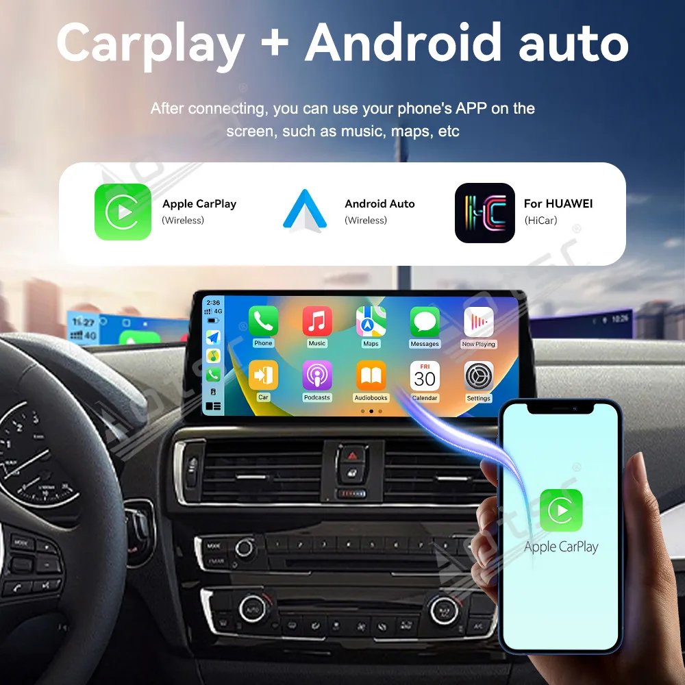 

12.9 " Ultra Dual BT Qualcomm For BMW 1/2 Series F20 F21 2012-2019 Carplay Android 13 Car Radio Navigation GPS Multimedia Player