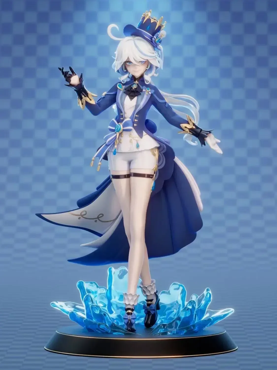 1 pz Genshin Impact ciondola orecchini a perno Anime figura elemento occhio di dio gioielli Cosplay per donne ragazze, Argento