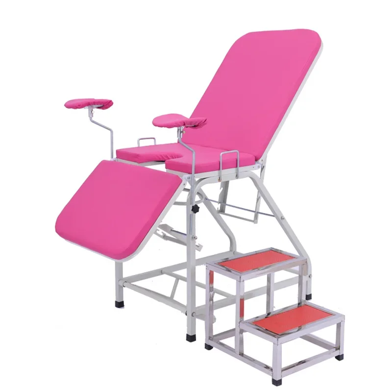 Medical Delivery childbirth Bed Leg and Back Multi-Angle folding Adjustable Gynecological Examination Bed