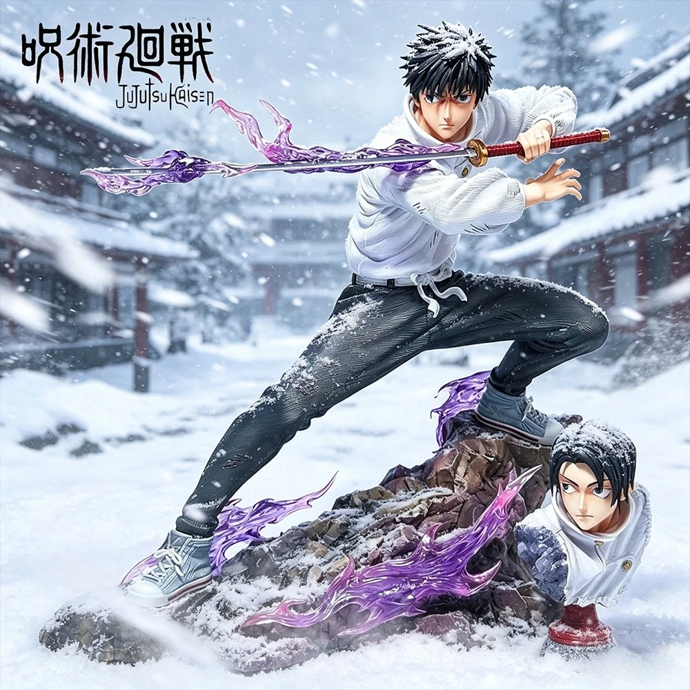 Figura de Anime Jujutsu Kaisen de 21cm/8.27in, Figuras de Ação Okkotsu Yuta, Estátua de PVC, Ornamentação de Mesa, Modelos de Coleção, Brinquedos, Presentes