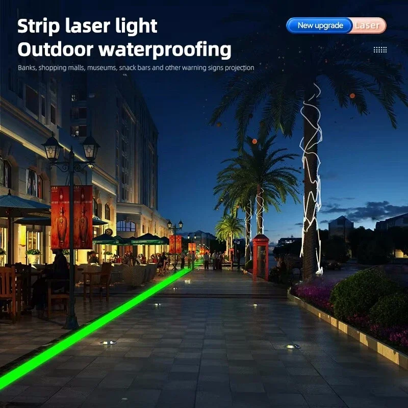 Industrial Virtual Laser Safety Line Sign Projector Floor Marking Warning Light