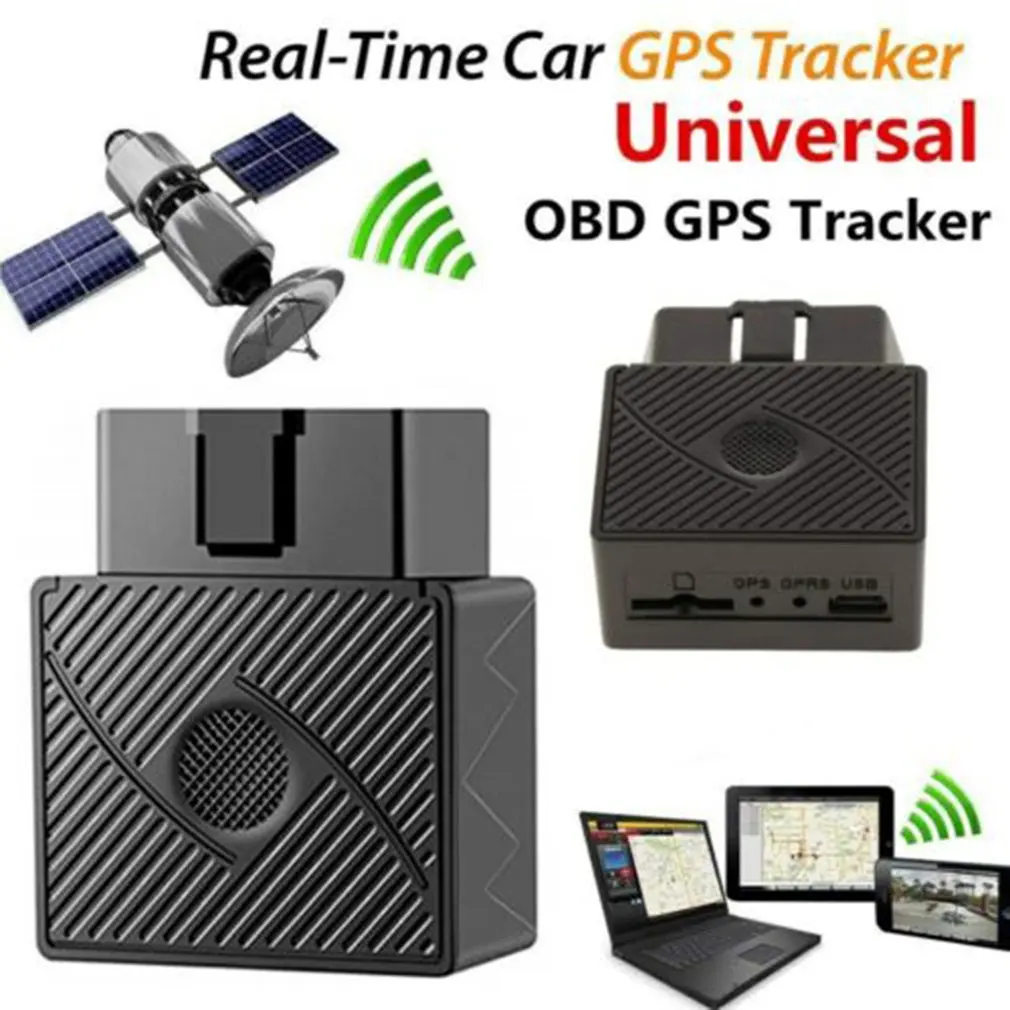 Obd / Obd2 Gsm Car Gps Tracker Gprs Lbs / Gps Position Tracking Locator Real Time Tracking Geo -Fence Overspeed Alarm