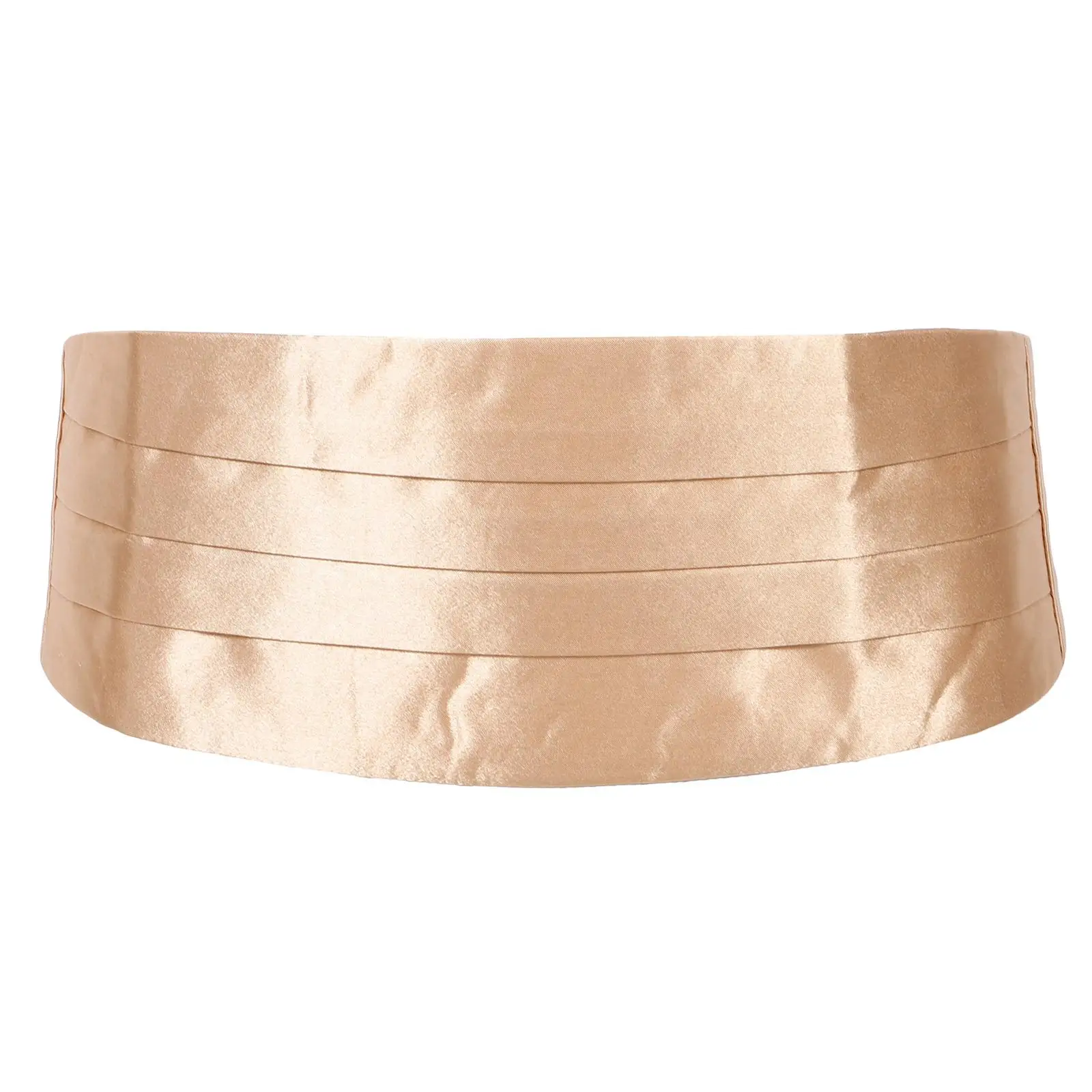 

Men Cummerbund Waistb Cummerbund Men Belt Decoration Groomsmen Tuxedo Accessory Adjustable Iron Cloth Color
