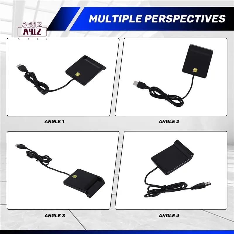 

A41Z-Кардридер для банковских карт IC/ID EMV Card Reader Высокое качество для Windows 7 8 10 для Linux OS USB-CCID ISO 7816