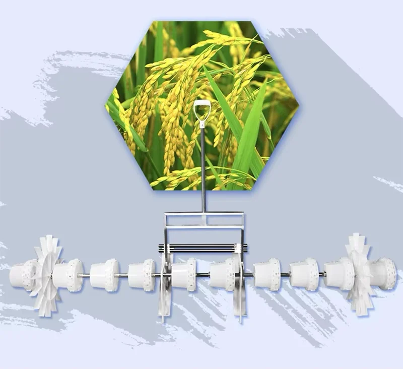 10 rows Rice on-demand machine seeder rice direct seeder high precision adjustable precision seeding machinery