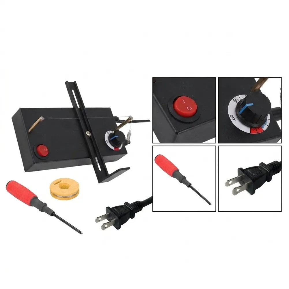 Hot Strip Cutter Hot Wire Cutter Hair Accessory Making Temperature Adjustable 100-600 C Cuts Fabrics And Cords