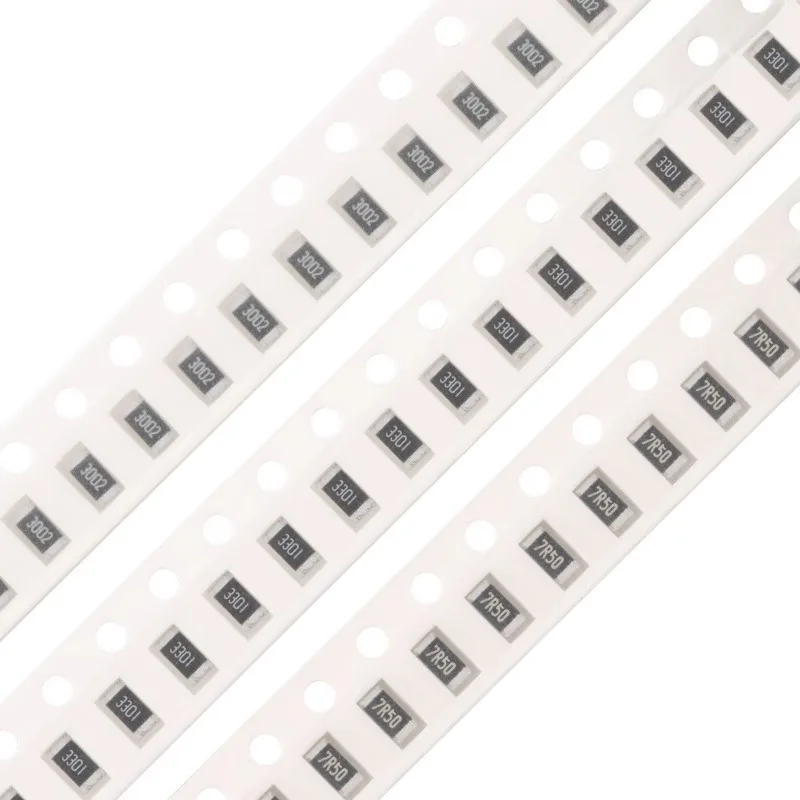 100 قطعة 1% 1206 SMD المقاوم 0R ~ 10M 1/4W 0.1 1 10 100 150 220 330 أوم 1K 2.2K 4.7K 10K 100K 1R 10R 100R 150R 220R 330R 1M