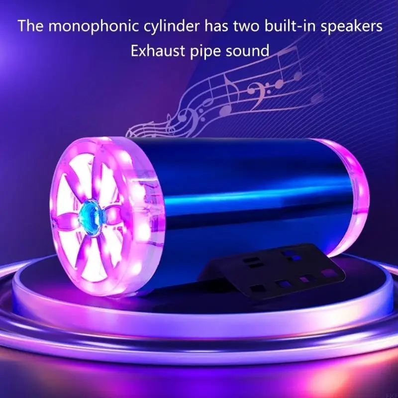 2026 to Install Motorcycle Sound with Strong Bass & Multiple Color LED effect for Personalizes for Motorbike