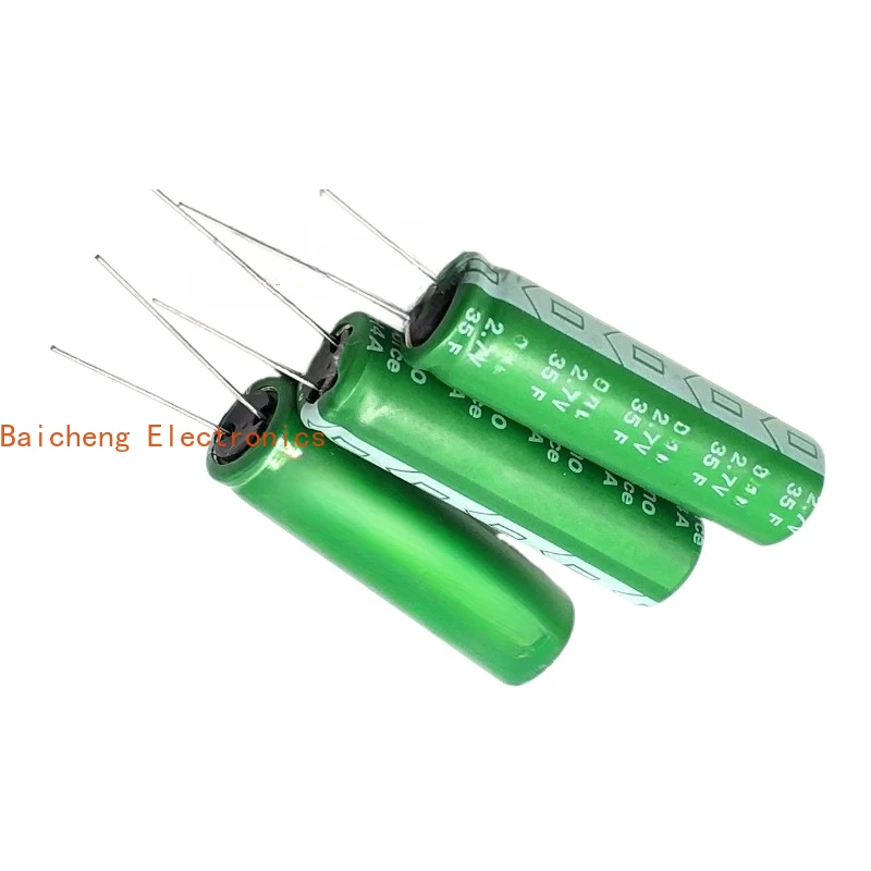 10 PCS 2.7V35F Capacitor Farad volume 12,5 * 46 MM