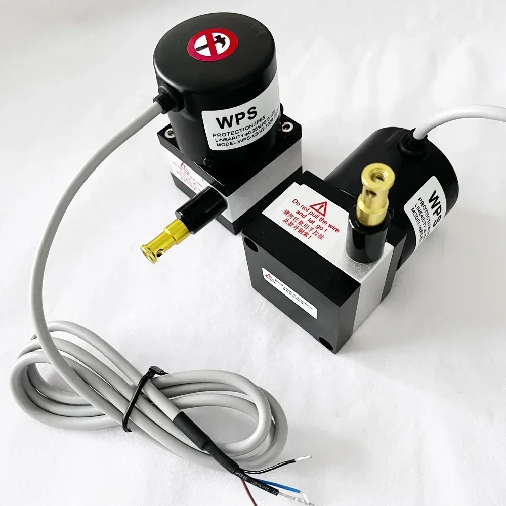 

Датчик перемещения WPS-XS-1000мм с тросовым потенциометром, датчик перемещения с тяговым тросом, кабельный датчик